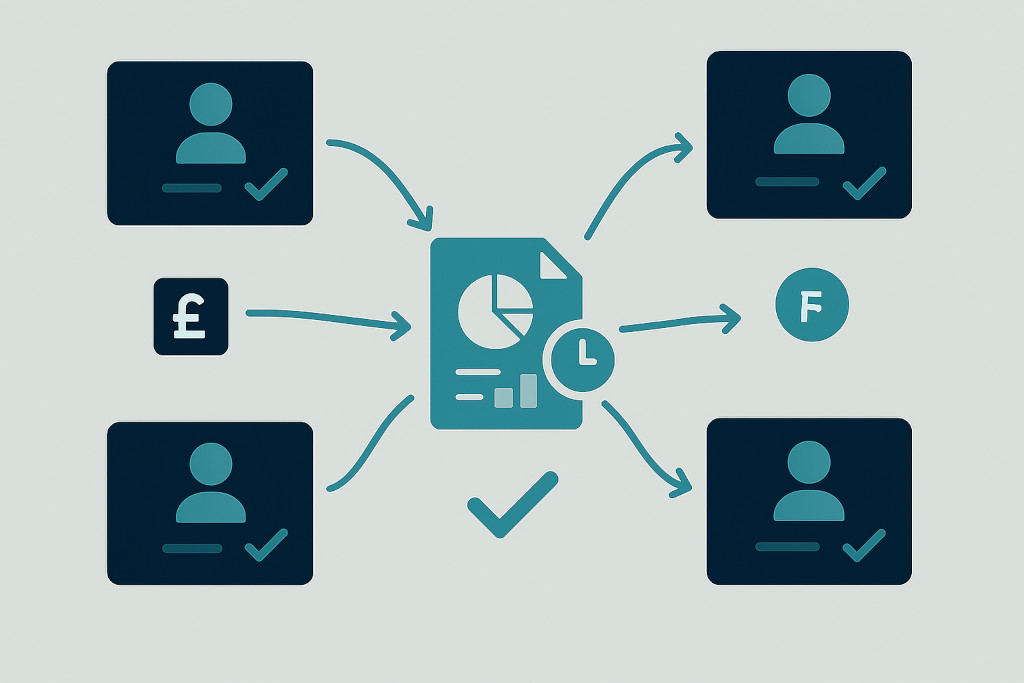 delivering reports to clients and stakeholders