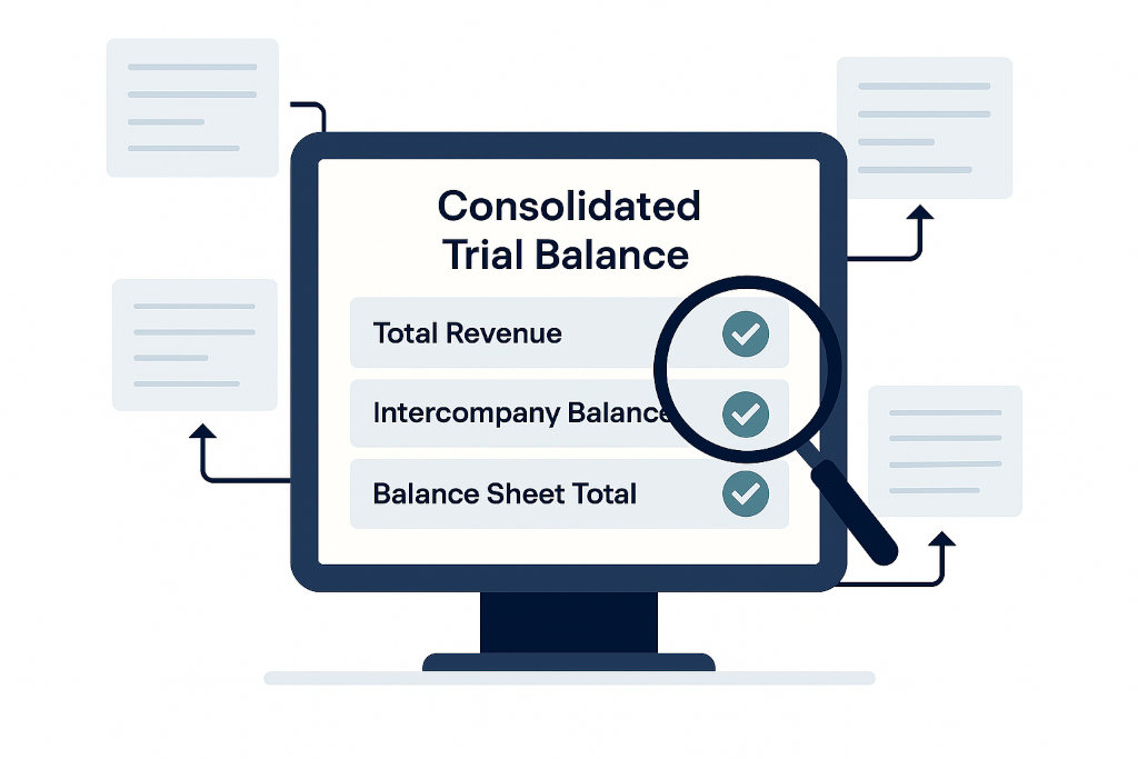 validate with a test consolidation
