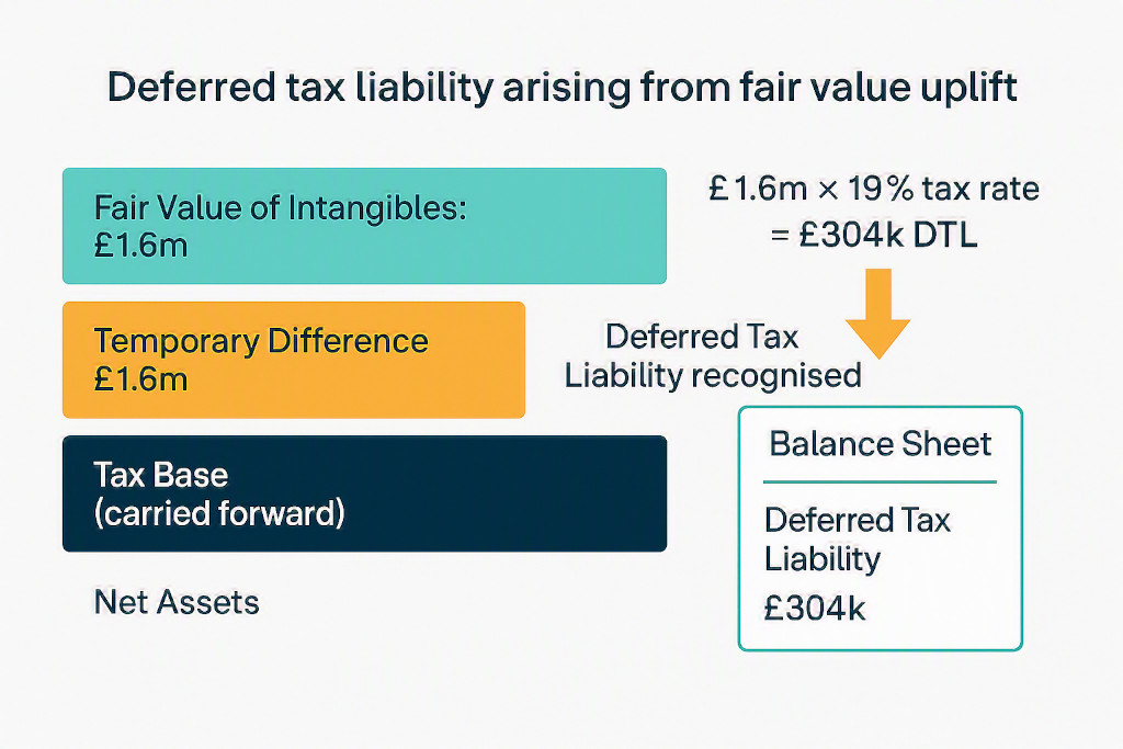 deferred tax on fair value uplifts