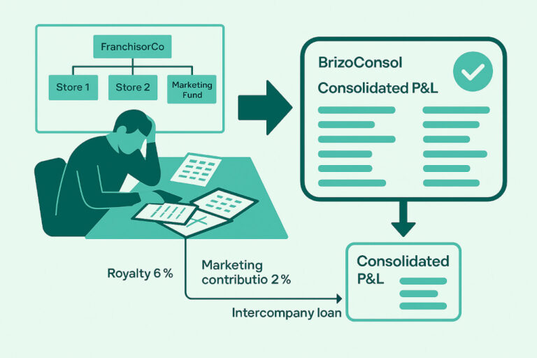 financial consolidation for franchise groups