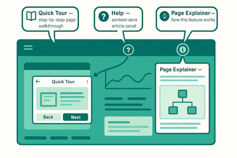 guided tours & contextual help are now built into brizoconsol