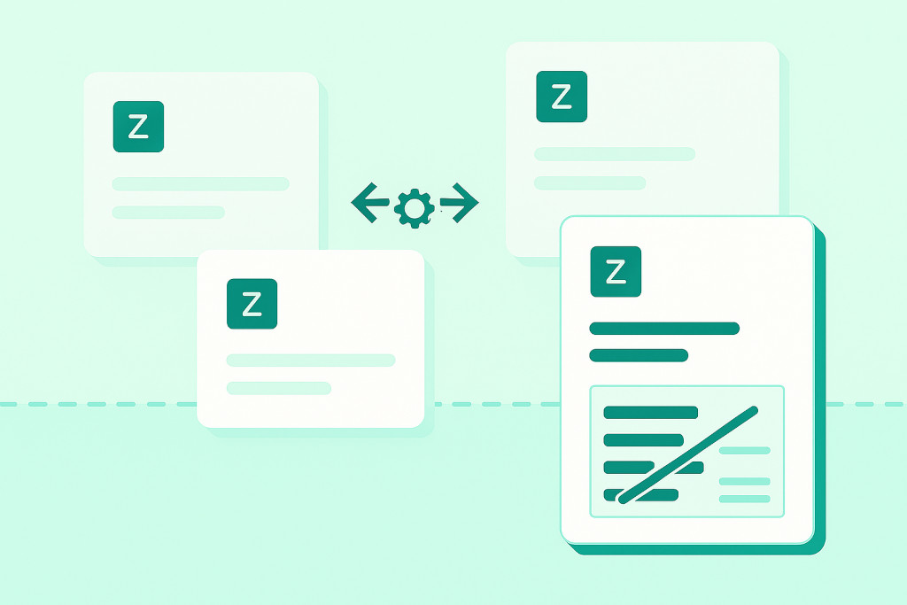 intercompany eliminations across zoho books organisations