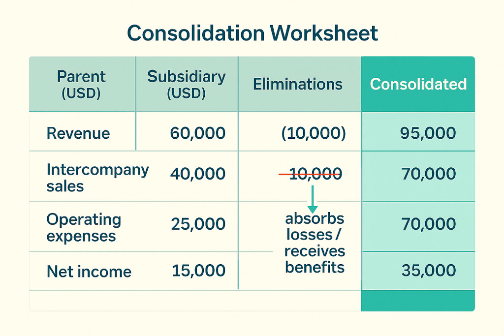 us gaap consolidation in practice a worked example