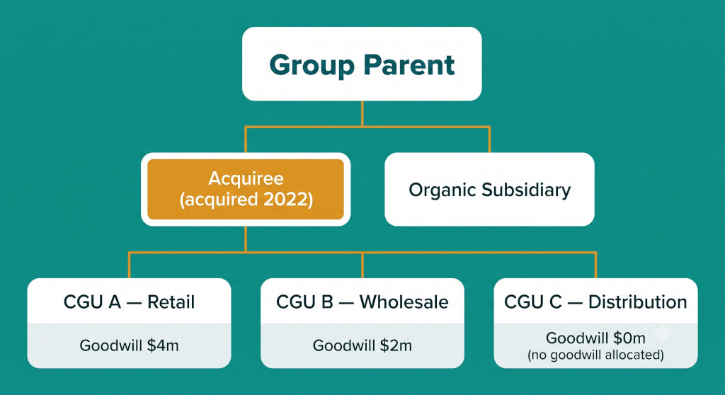 cgu structure in a multi entity group