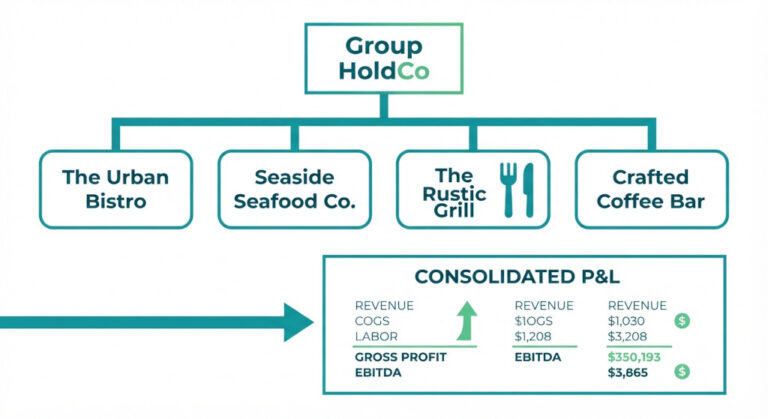 financial consolidation for f&b groups