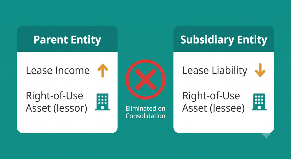 intercompany lease at consolidation