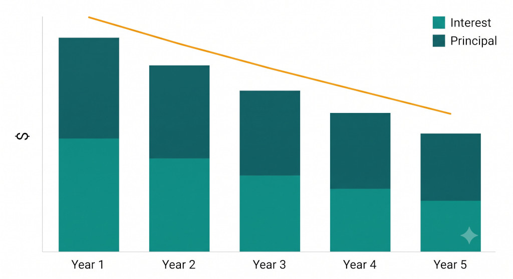 lease liability amortisation schedule