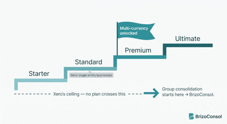 xero plans for multi entity groups which plan do you need