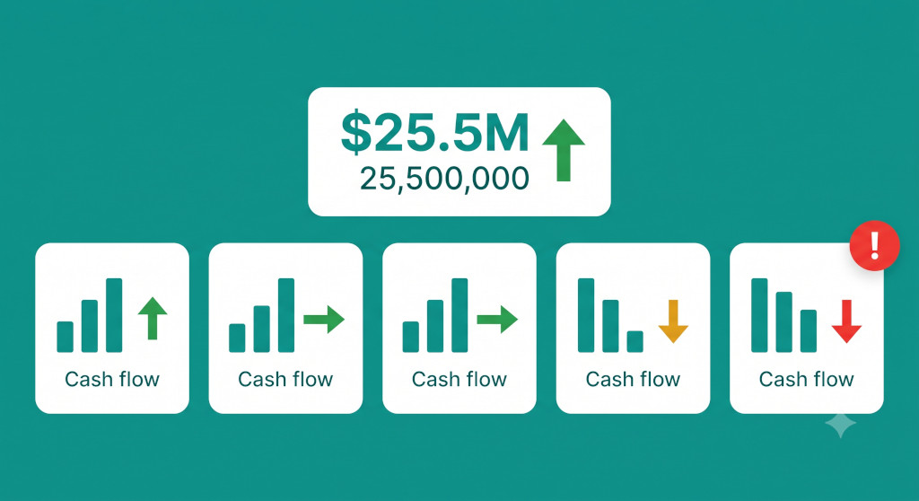 cash health by entity