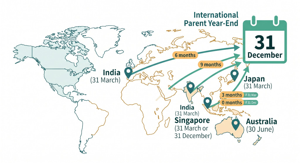 common year end misalignments by country