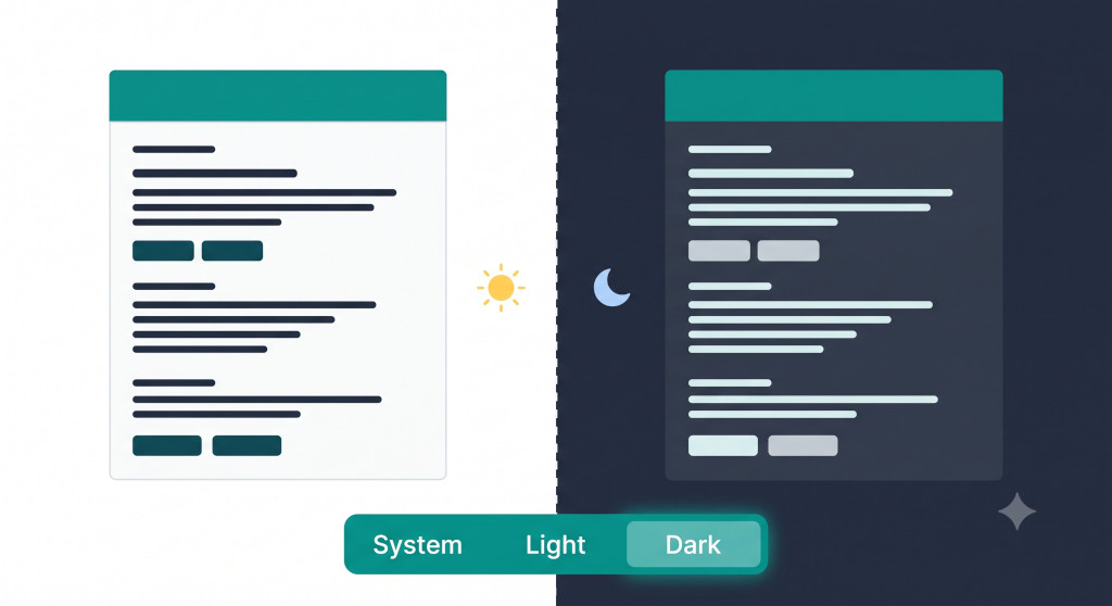 dark mode toggle