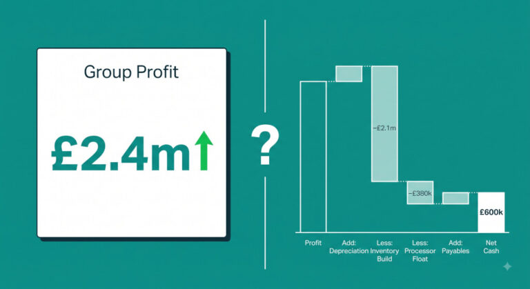 e commerce group cash flow statement where the money actually goes