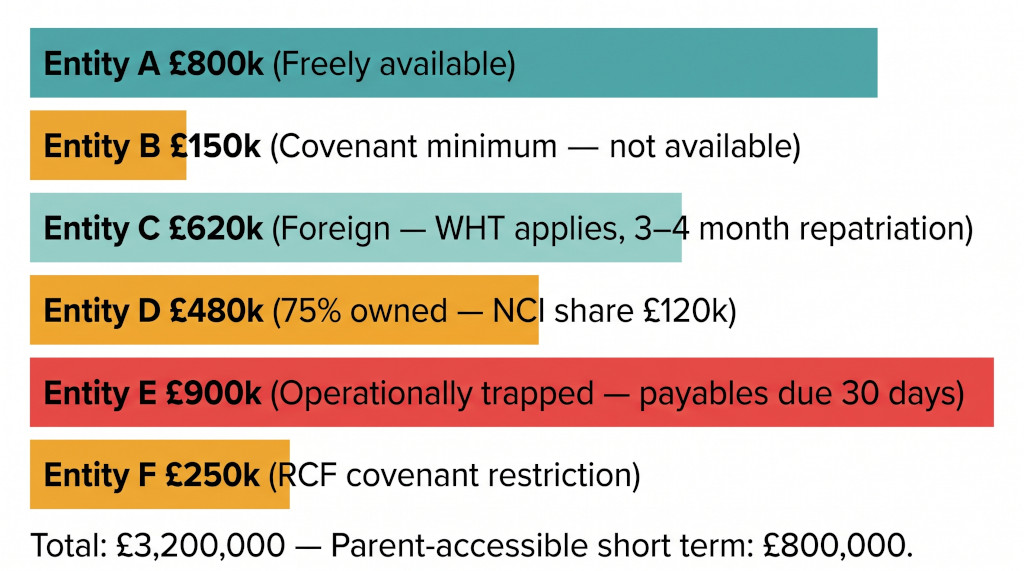 entity cash waterfall