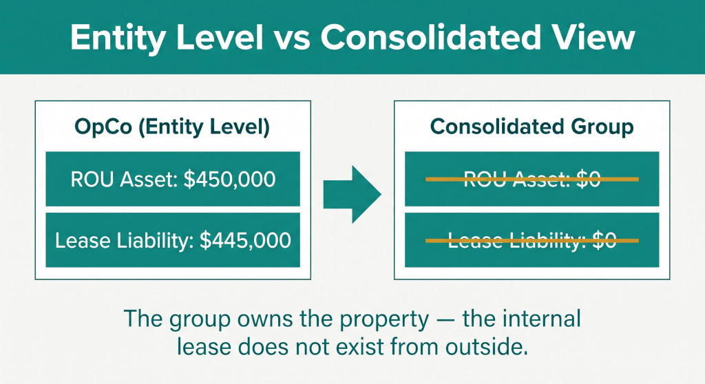 entity level vs consolidated view