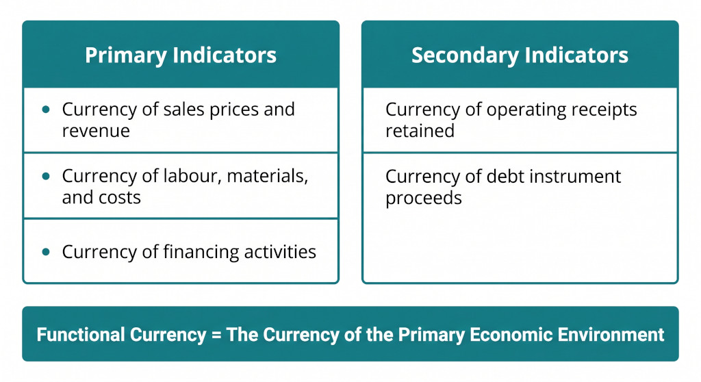 functional currency indicators