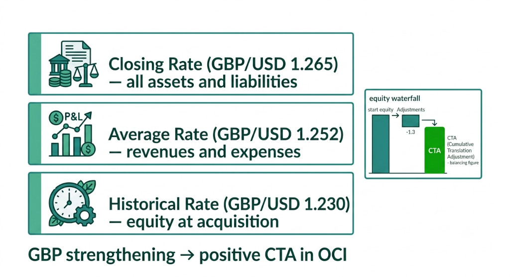 gbp to usd translation asc 830 cta