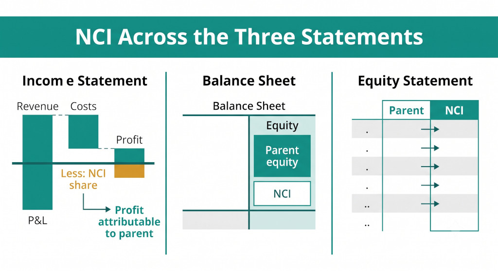 how nci threads through the three statements