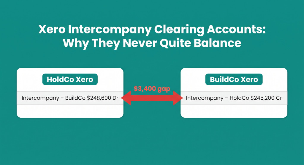 how to record intercompany transactions in xero