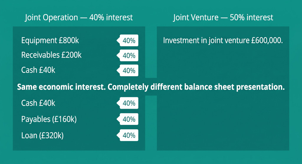 line by line vs equity method