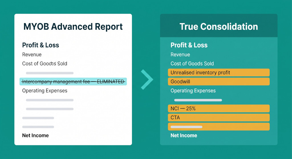 myob advanced for multi entity groups