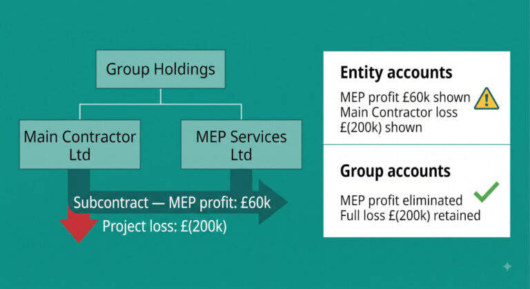 onerous contracts in construction group consolidation the full picture
