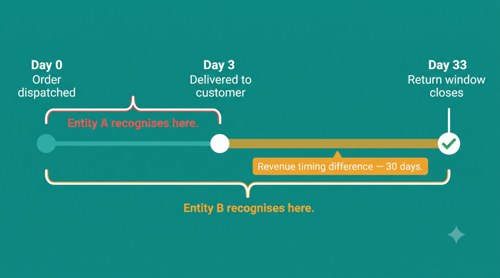 return window deferred revenue timeline