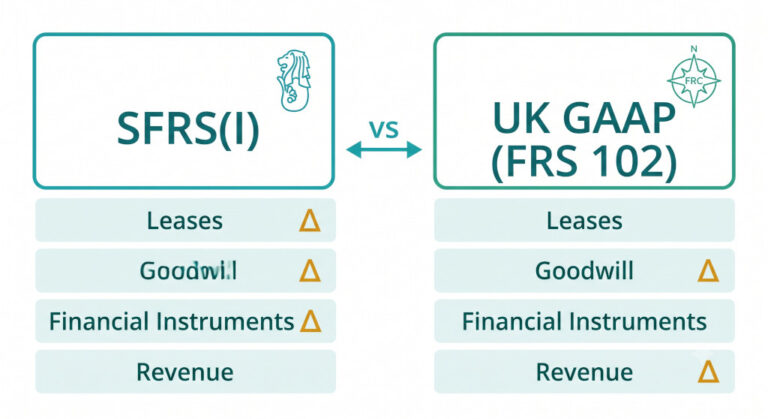 sfrs vs uk gaap key differences in financial reporting
