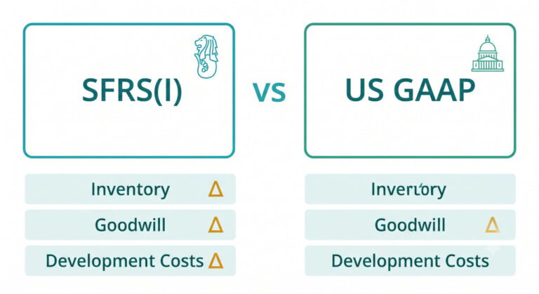 sfrs vs us gaap key differences in financial reporting
