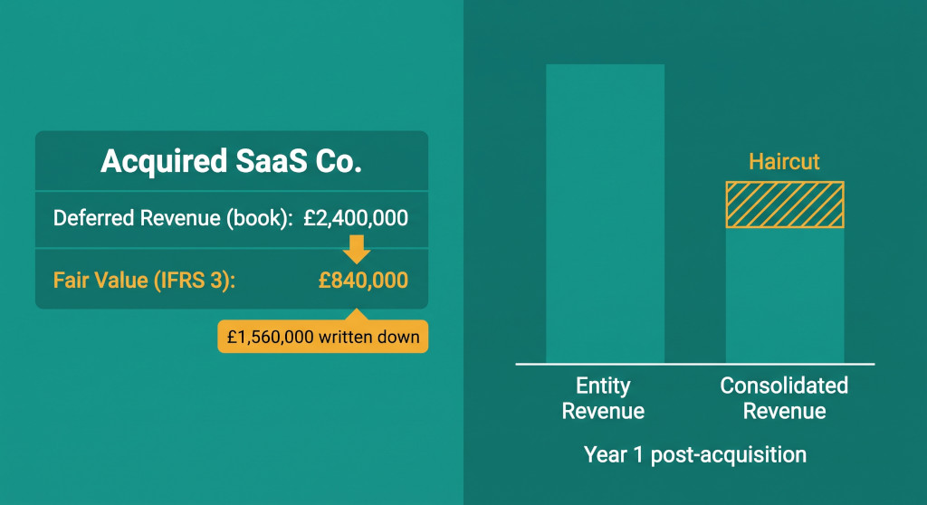 saas acquisition deferred revenue why ifrs 3 suppresses consolidated revenue