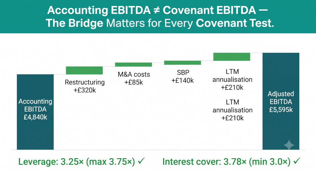 the adjusted ebitda bridge