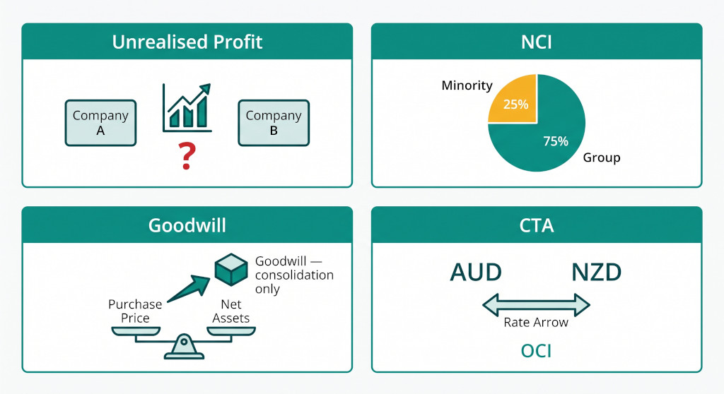 the four consolidation gaps