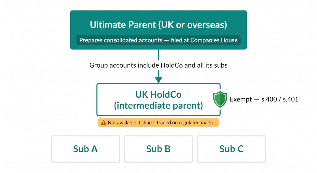 the intermediate parent exemption