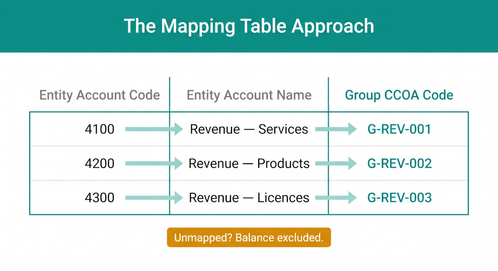 the mapping table framework