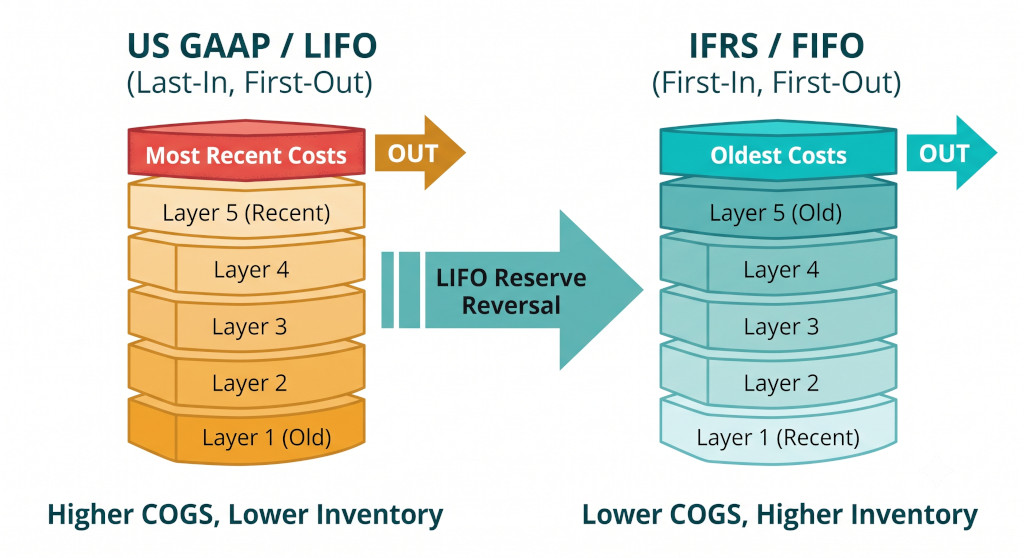 the reversal lifo to ifrs