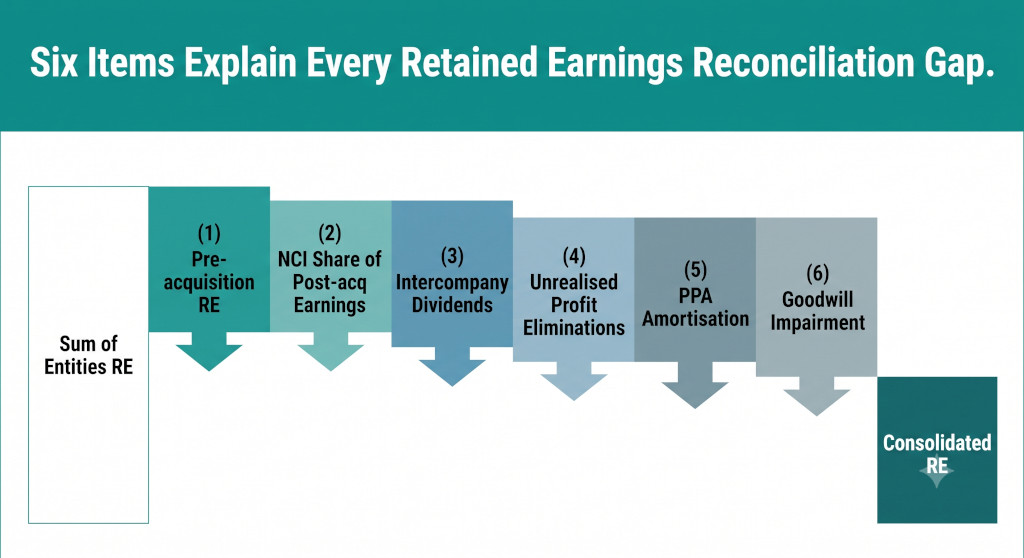 the six reconciling items