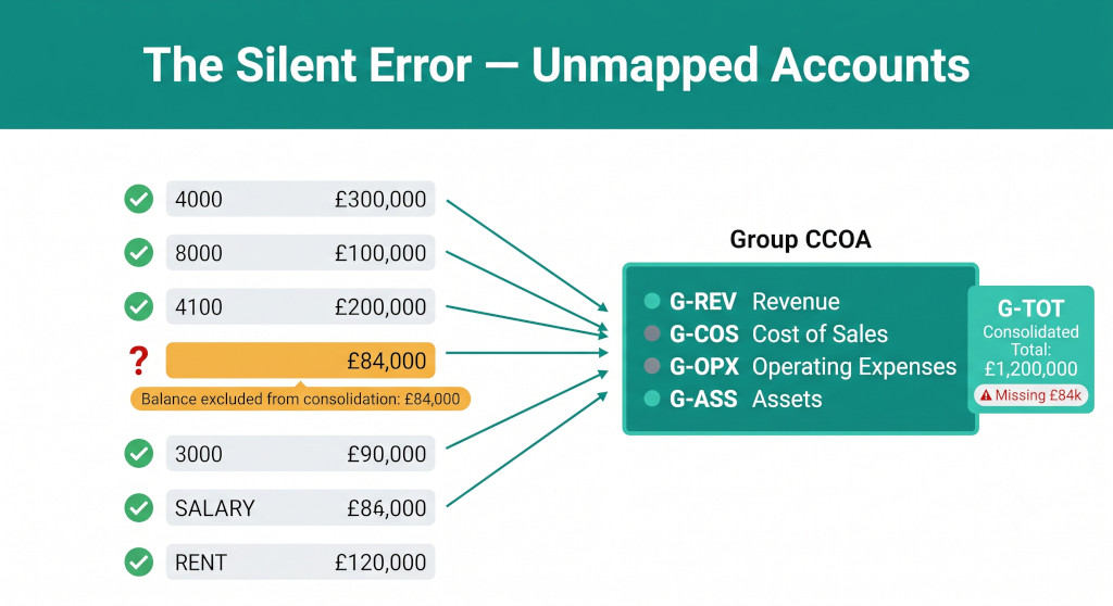 the unmapped account problem