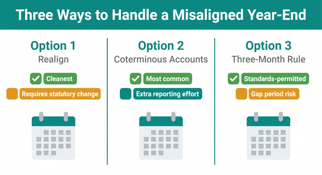 three options compared