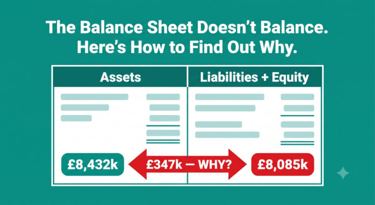 why doesn't my consolidated balance sheet balance