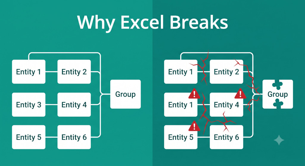 why excel consolidation breaks when your group gets more complex