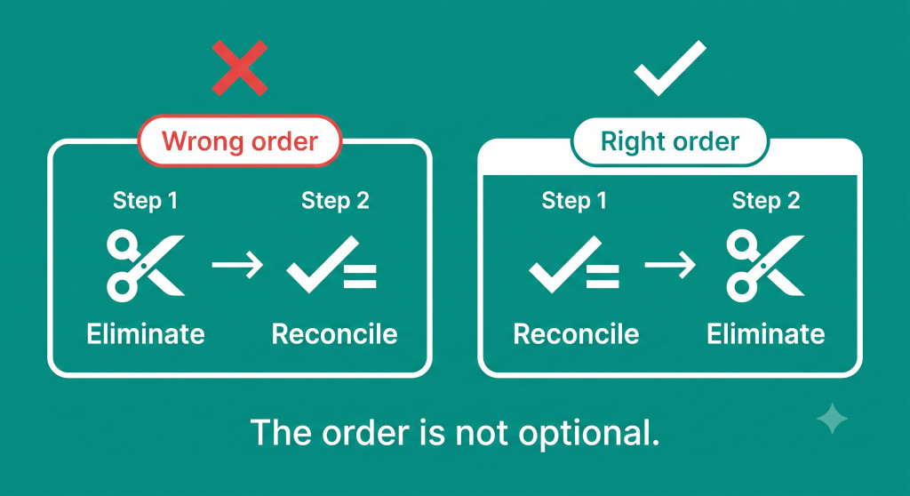 why you should never start intercompany eliminations before reconciling balances