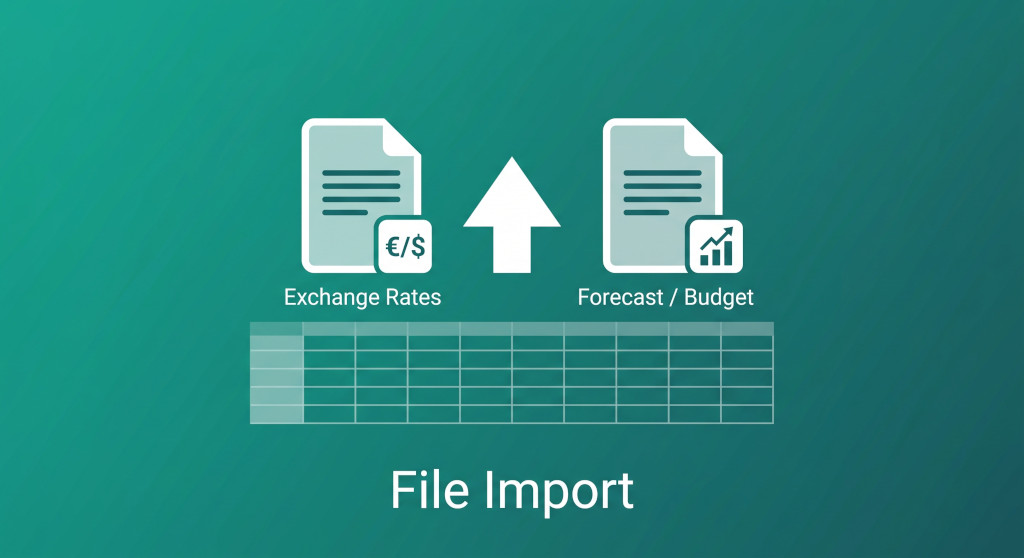 bulk import exchange rates and forecast data in brizoconsol