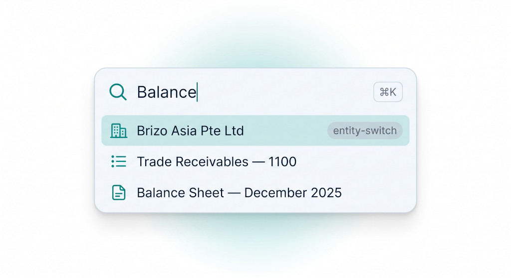 global search in brizoconsol