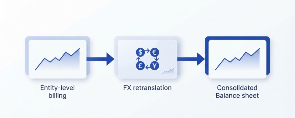 SaaS Group Consolidation: How to Handle Deferred Revenue, ARR, and Intercompany Licensing Across Multiple Entities - First section image (1200x480)