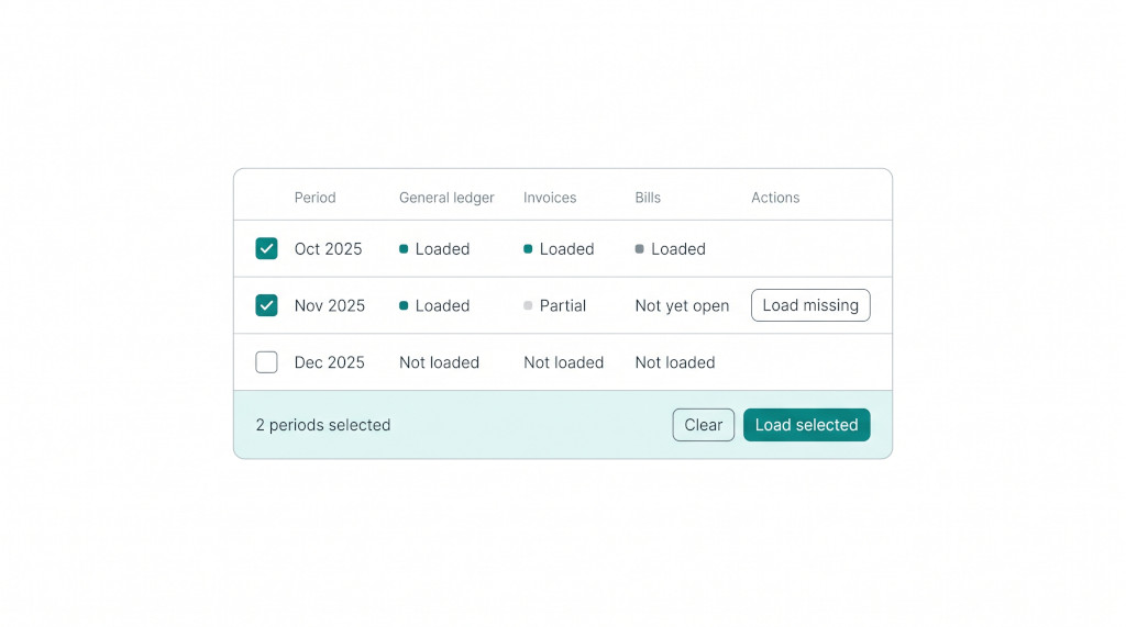 bulk selection bar